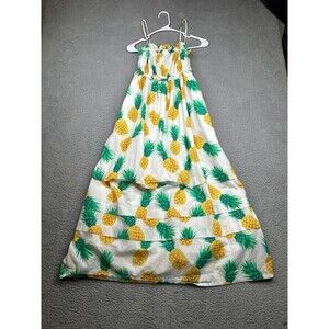 J. Crew Re imagined square neck pineapple dress size 2